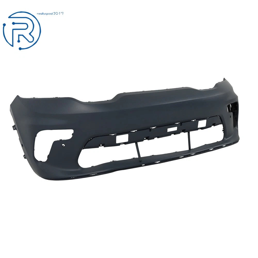 Front Upper Bumper Cover for Dodge Durango (2021-2022) Black Plastic