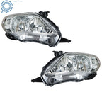 Headlights Pair for Toyota Corolla (2011-2013) Chrome