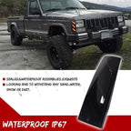 2X Smoked Amber LED Front Vertical Side Markers for Jeep Cherokee XJ