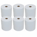 Set of 12 Thermal Paper Rolls for POS Cash Registers (80x80mm)