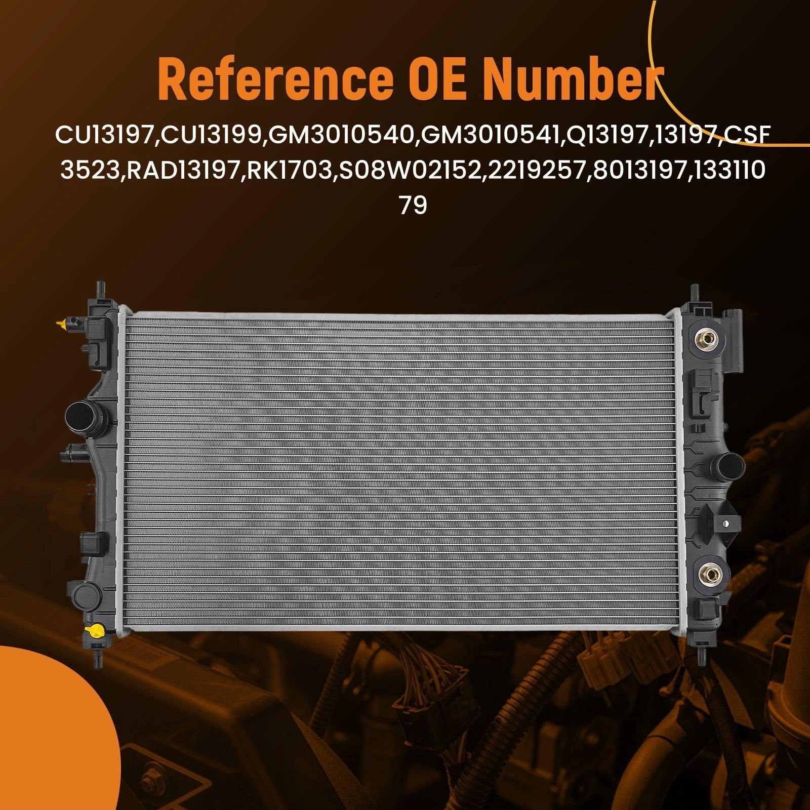 Engine Radiator for Chevrolet Cruze (2014) CU13197
