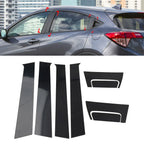 Pillar Post Door Window Cover Trim for Honda HR-V Vezel (2016-2023)