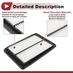 Car Engine Air Filter No. 165464BC1A for Nissan Rogue 2014–2020