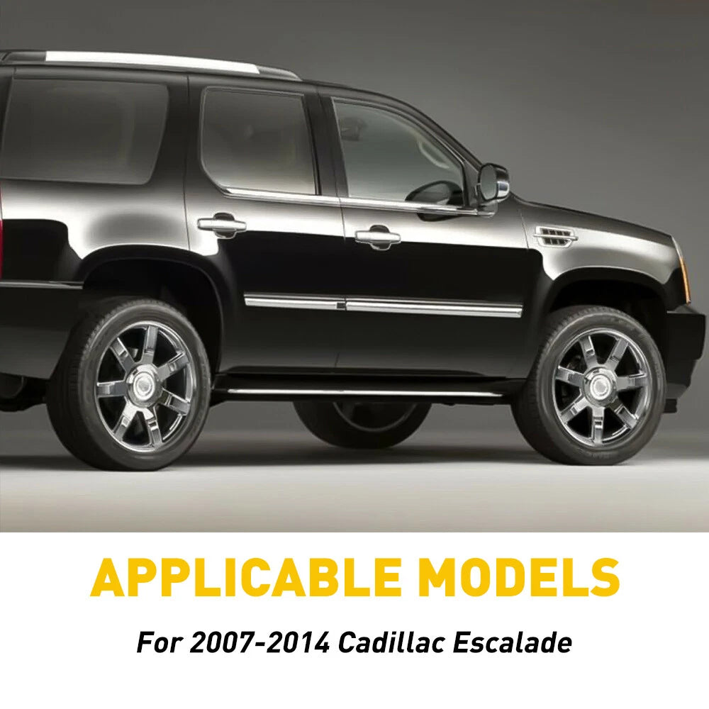 Set of 4 Pillar Post Window Trim Covers for Cadillac Escalade (2007-2014)
