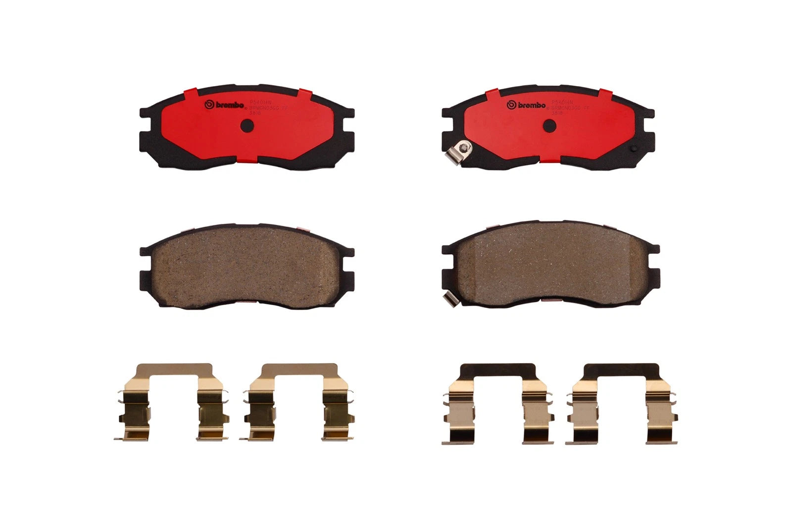 Brembo Front Ceramic Brake Pads Set for Chrysler Dodge Eagle Mitsubishi Plymouth (N/A)