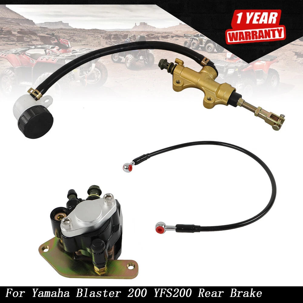 Rear Brake Master Cylinder Caliper & Hose for Yamaha Blaster 200 (2000–2006)