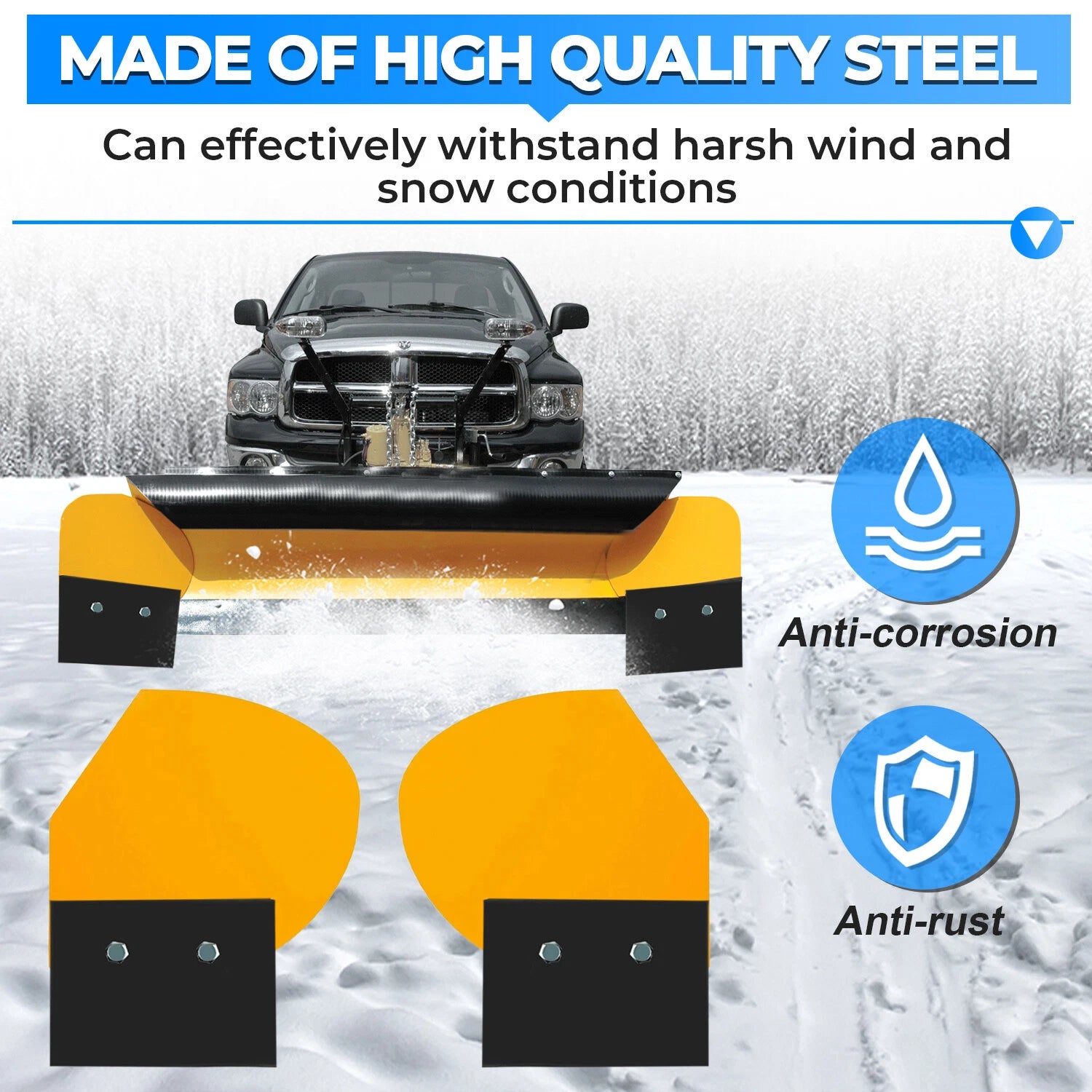 Snow Plow Extensions for Meyer Western Boss (20")