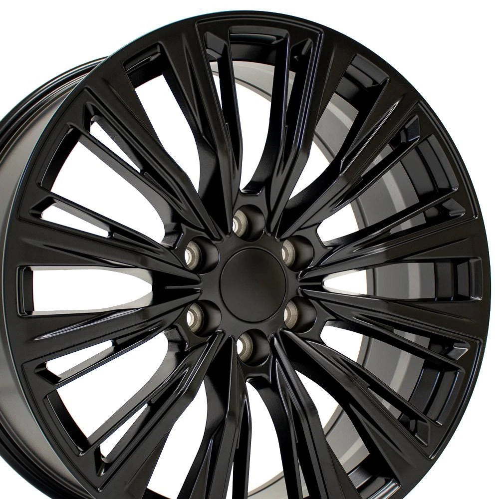 22" Satin Black Wheel for 1992-1994 Chevy Blazer - RVO4701 - RVO4701