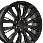 22" Satin Black Wheel for 1992-1994 Chevy Blazer - RVO4701 - RVO4701