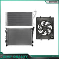 A/C Cooling Fan & Radiator & Condenser Kit for Kia Optima (2011–2013)
