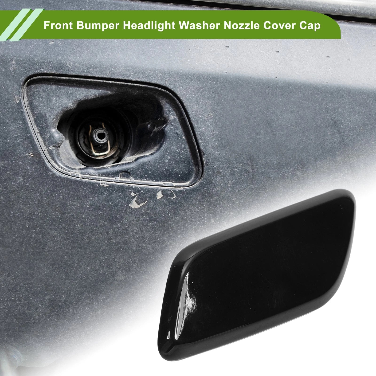 Front Left Washer Nozzle Cover for Toyota Land Cruiser (2013–2015) 8535460050 Black
