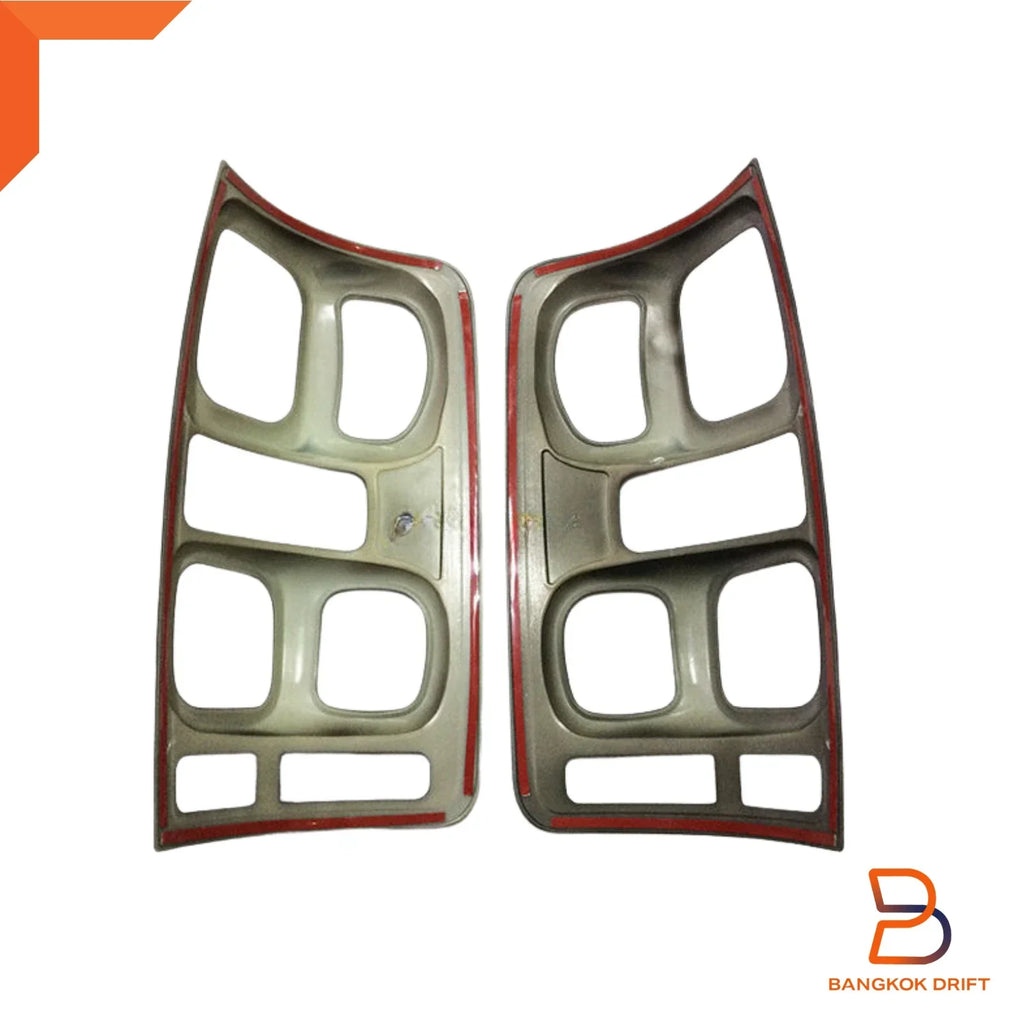 Matte Black Head Tail Light Lamp Cover Trim for Holden Colorado (2016-2023)
