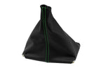 Manual Shift Boot for Chevrolet Camaro (1982–1992) Carbon Fiber Green Stitch
