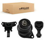 3Pcs Engine Motor & Transmission Mount Set for Honda Fit (2009–2014)
