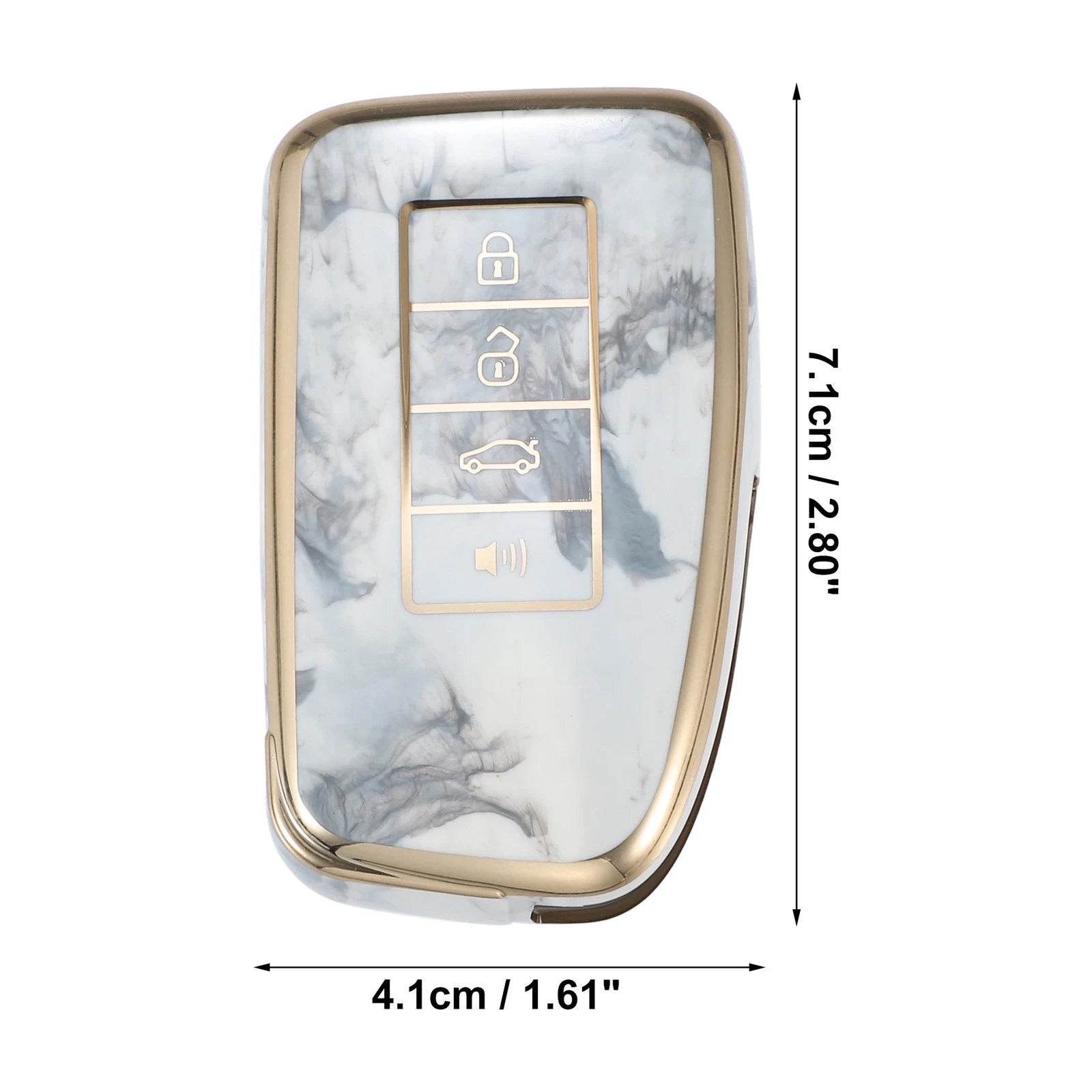 Key Fob Cover Case for Lexus ES350 RX GS LS NX (4 Button)