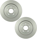 2X Bosch QuietCast Rear Brake Disc Rotors for Ford Lincoln Mercury