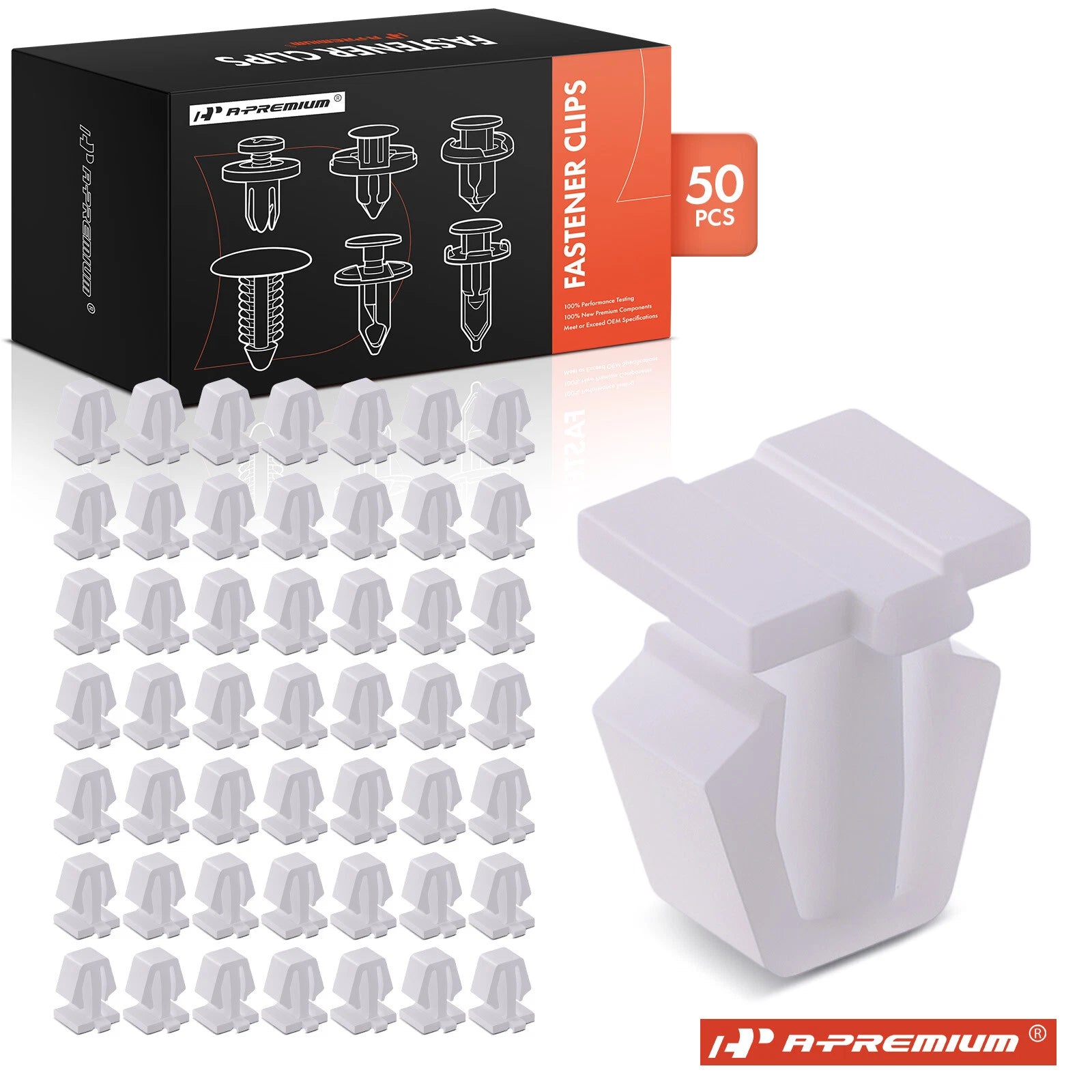50Pcs Nylon Body Side Moulding Clip Retainer for Honda 
