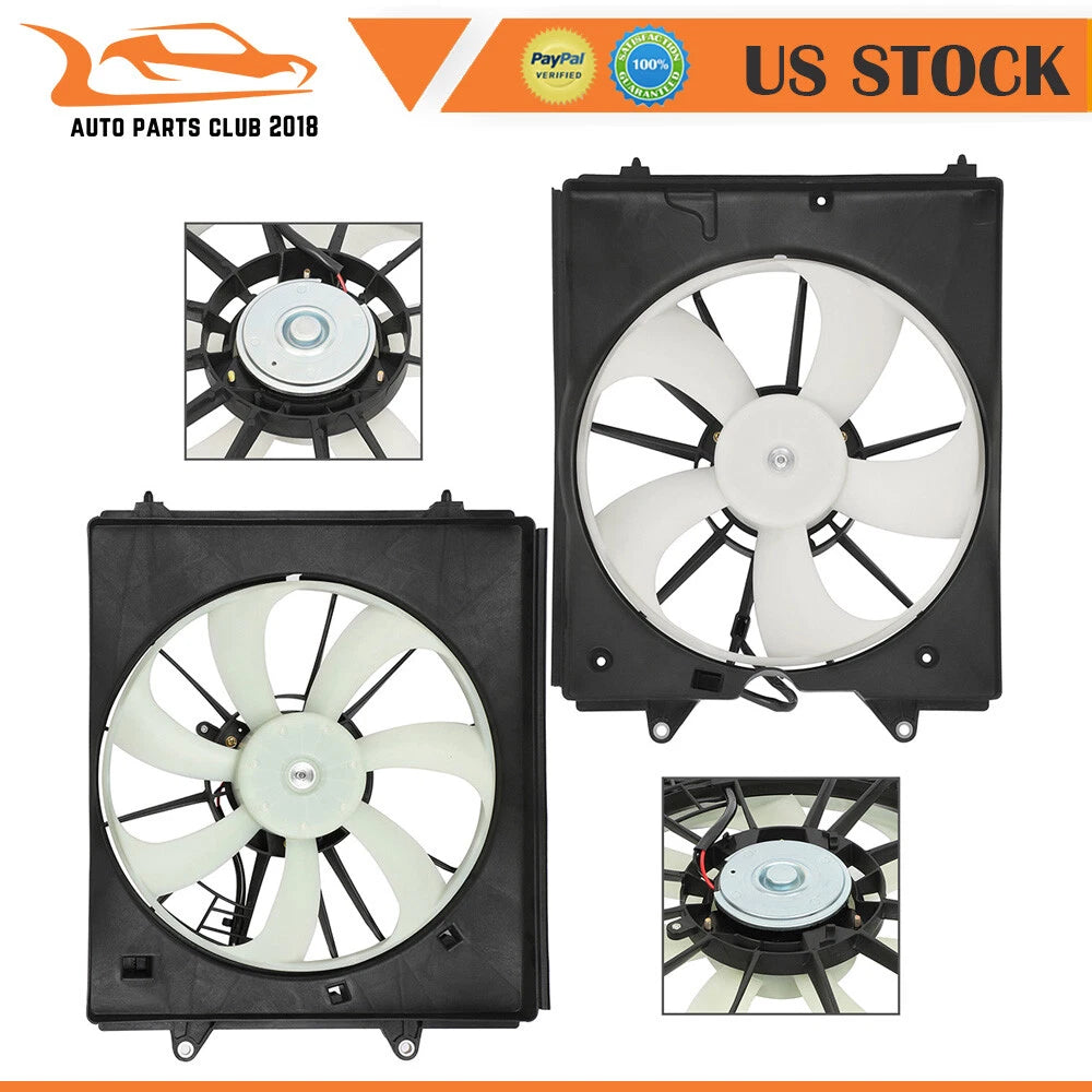 Set of 2 Cooling Fans for Honda Odyssey (2011–2017)