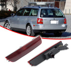 2X Red Lens Rear Bumper Side Marker Lights for VW Passat (2001–2005)