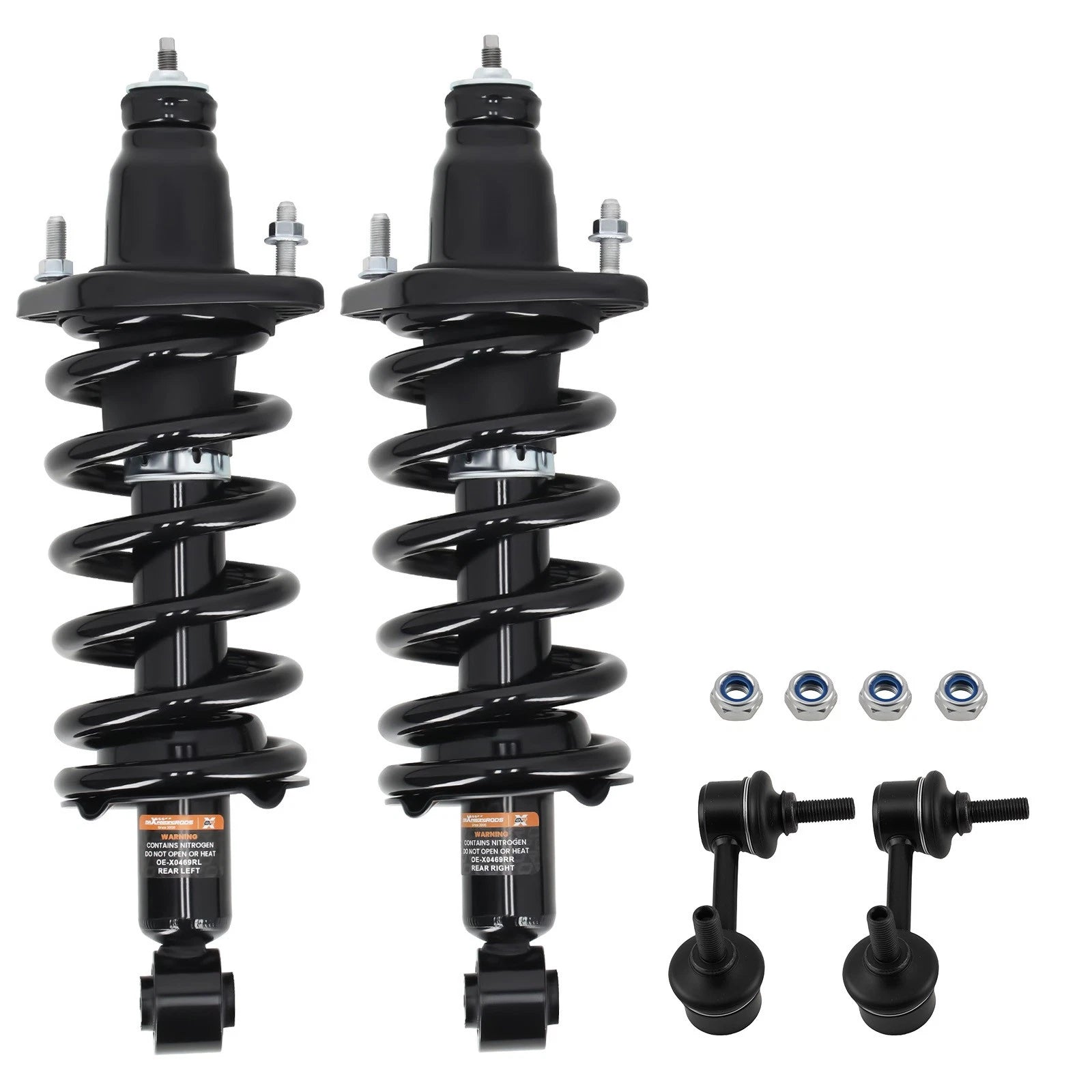 Set of 4 Rear Struts Coil Spring Sway Bar for Honda CR-V (2007–2011)