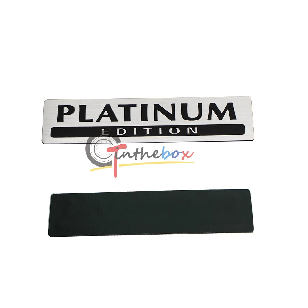 Aluminum Rear Fender Trunk Emblem Badge for Car