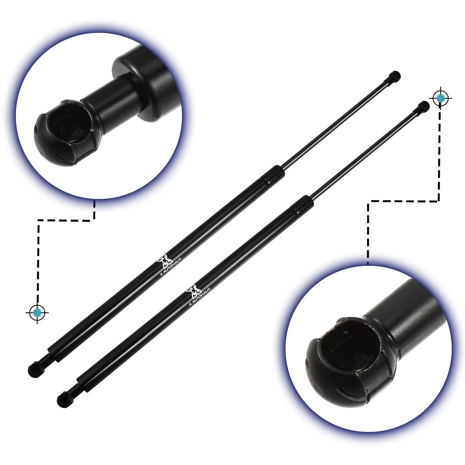 2X Rear Hatch Liftgate Gas Lift Supports 90450JG40A for Nissan X-Trail (2007–2014)