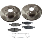 Front Brake Disc and Pad Kit for Jeep Grand Cherokee (1999–2002) Ceramic