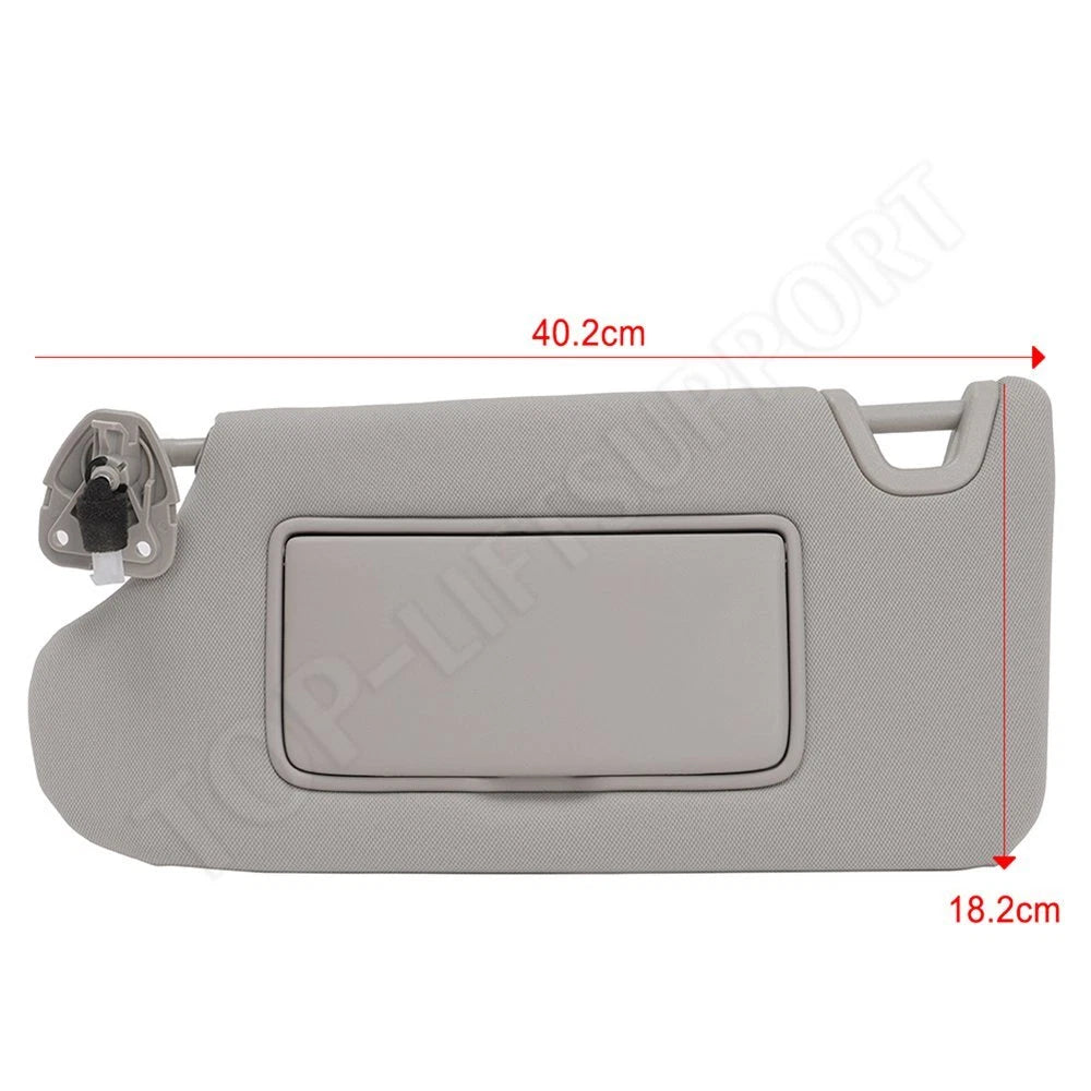Left Tan Sun Visor with Lamp for Nissan Murano (2006–2008)