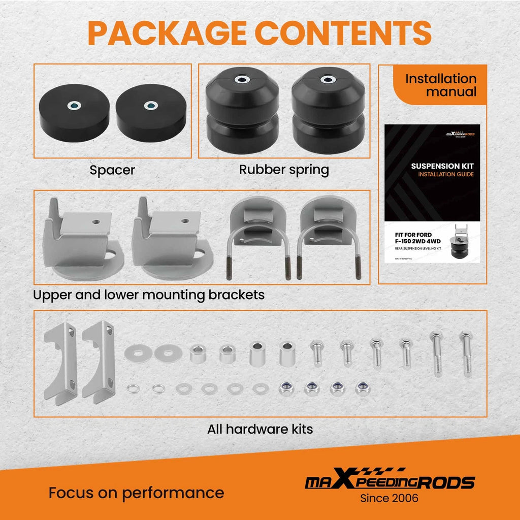 Rear Suspension Improvement Kit for Ford F150 2WD (2015-2023)