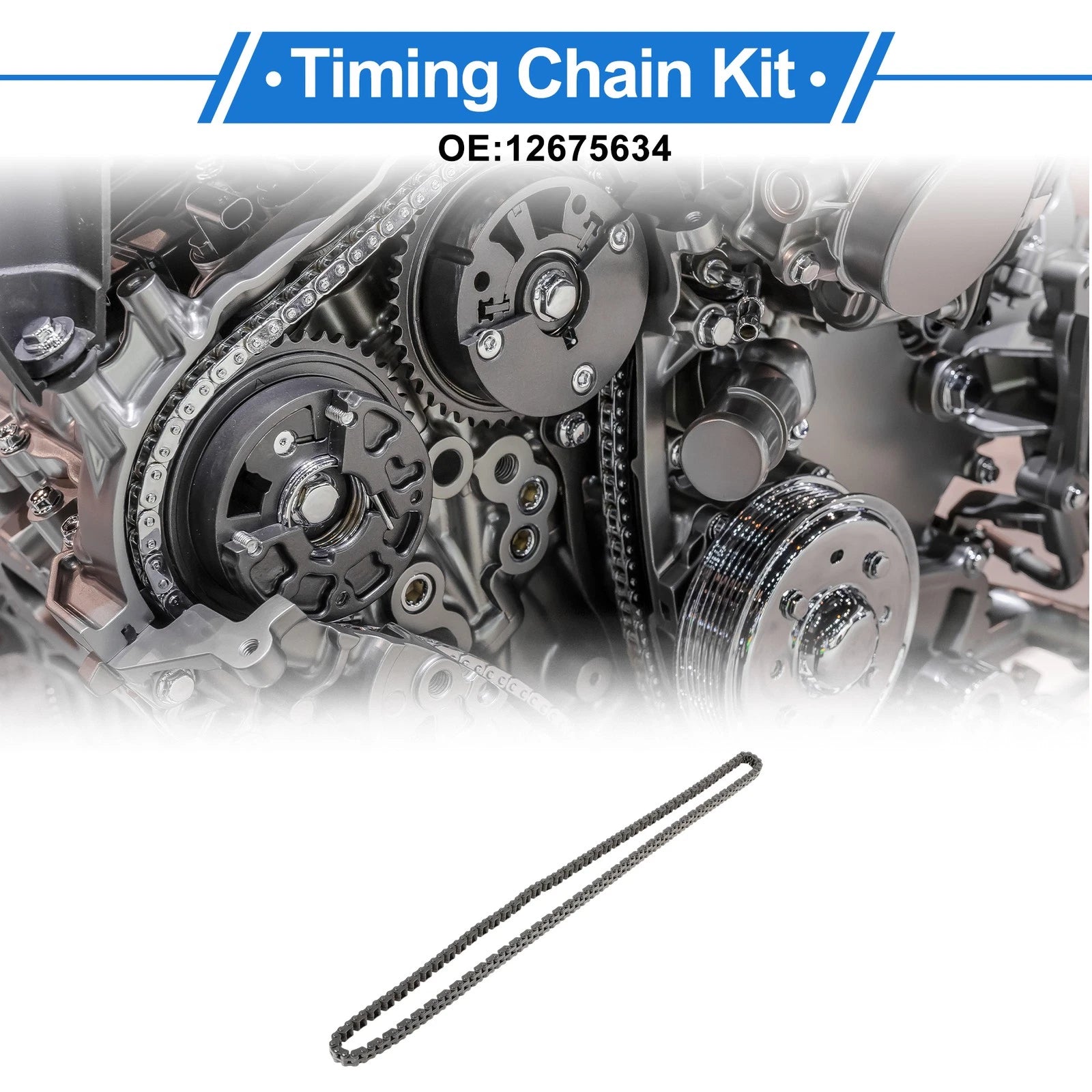 Timing Chain Kit for Chevrolet Spark (2016–2022) No. 12675634