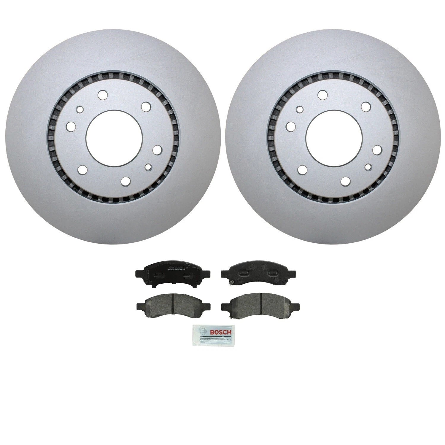 Front Brake Kit 325mm Disc Rotors & Bosch Pads for Buick Chevy GMC Saab