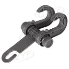 Black Plastic Car Seat Hook for Shopping Bags & Coats