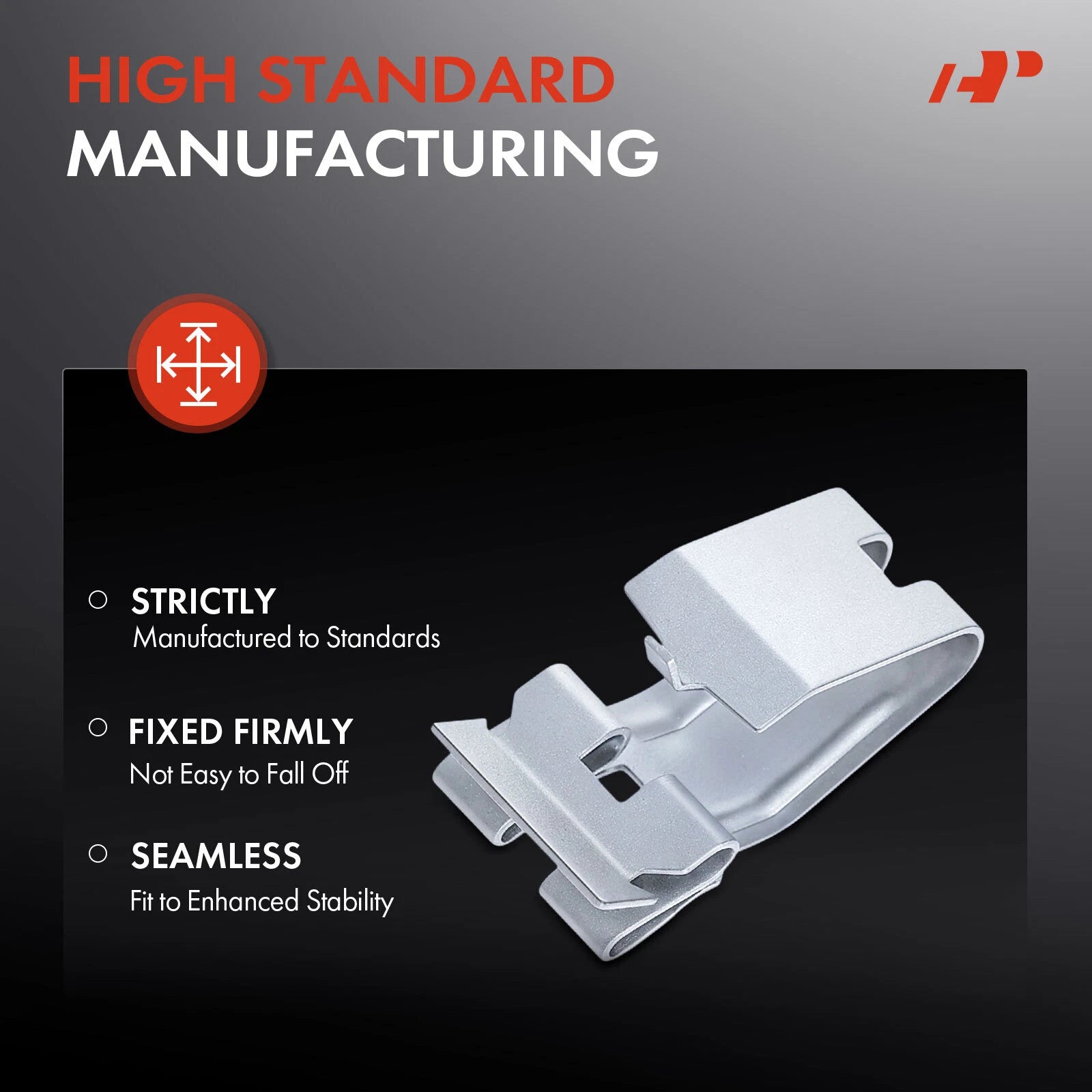 20Pcs Zinc Radiator Grille Retainer Clips for Chevy GMC (1994–2007)
