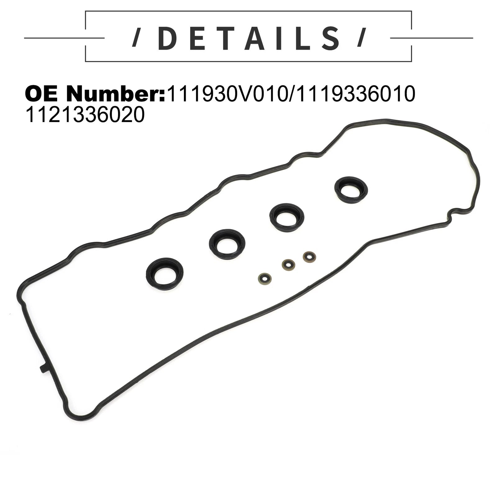 Valve Cover Gasket No.VS50825R/111930V010 for Toyota Avalon Camry Sienna RAV4 (1995–2020)