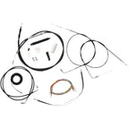 Complete Black Brake Line Kit for Harley XL (1999–2003)