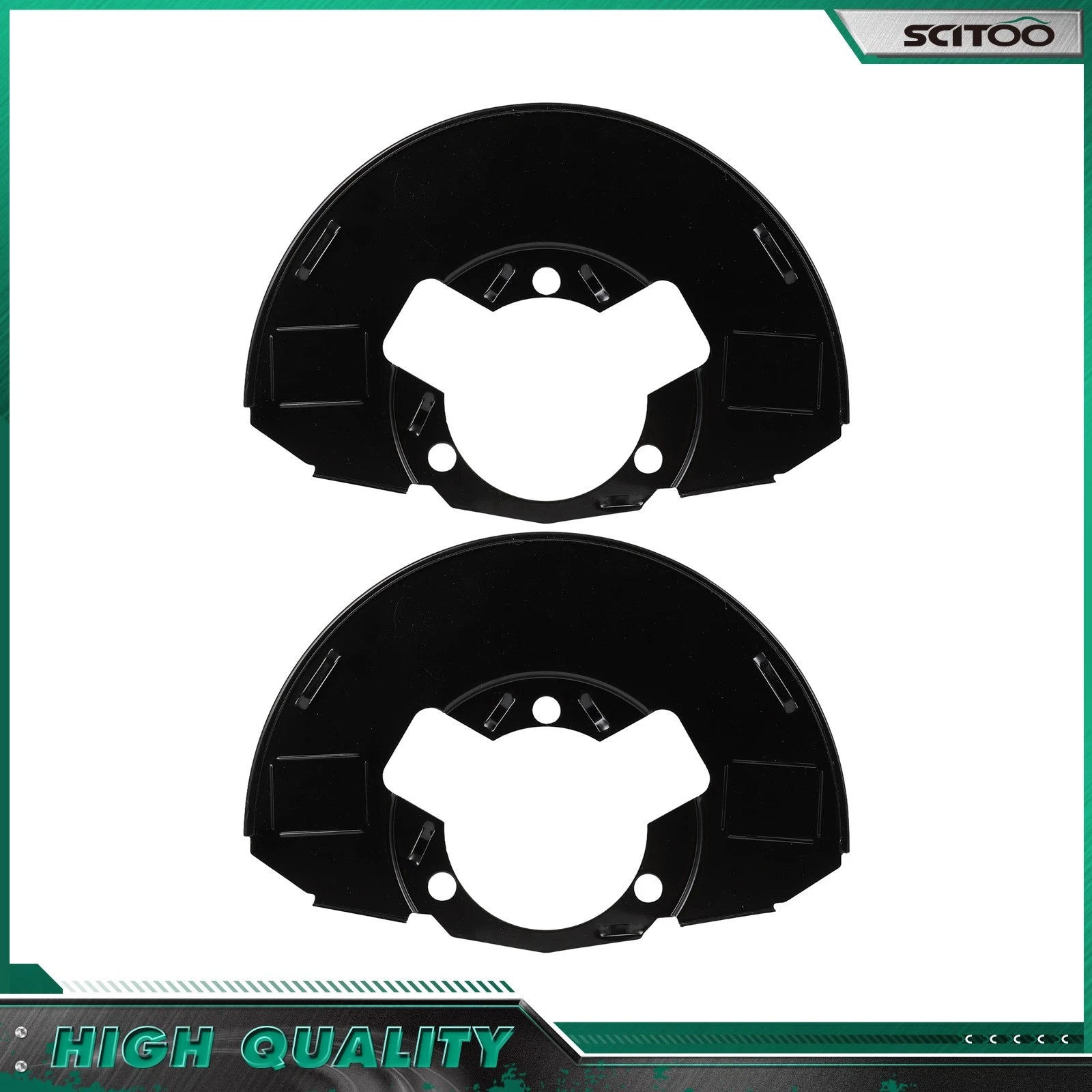 Front LH & RH Brake Backing Plate for GMC Sierra 1500 HD (2005–2006)