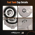 Diesel Cap with Keys for Freightliner Columbia Century (2001–2010) 600149 Aluminum
