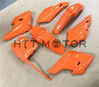 7X Orange Plastic Fairing Body Cover Kits for Baja Dirt Runner 125 (2010–2015)
