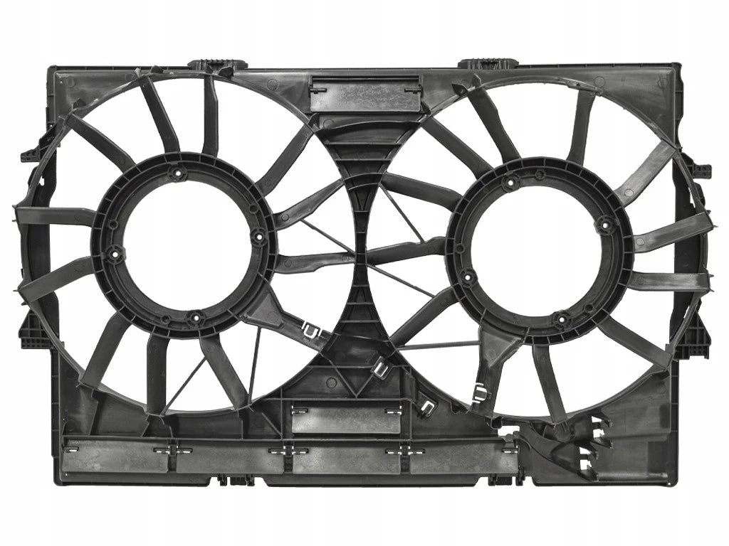 Dual Radiator and Condenser Fan Assembly for Audi S6, S7 (2013–2018)