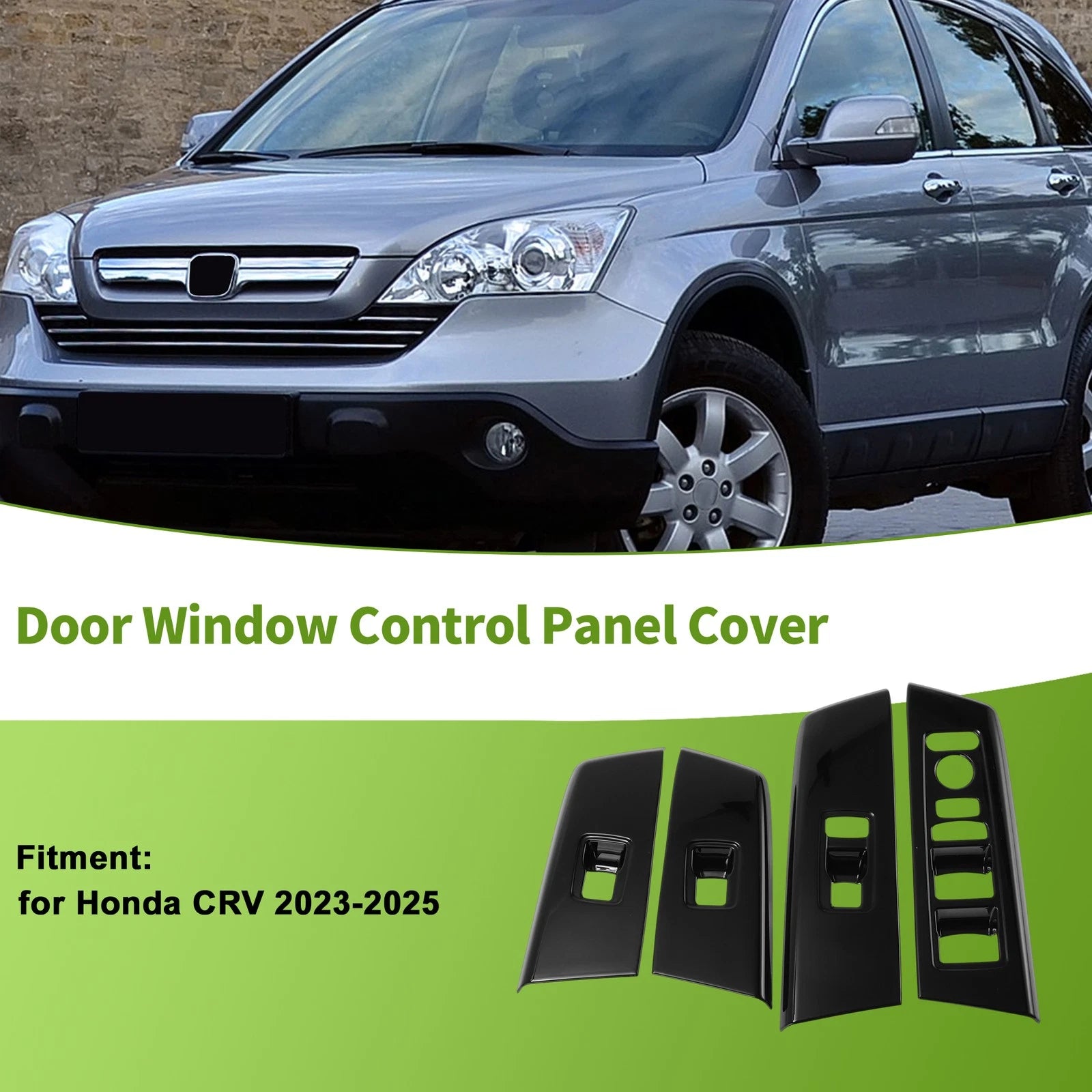 Set of 4 Window Switch Bezel Covers for Honda CR-V (2023–2025)