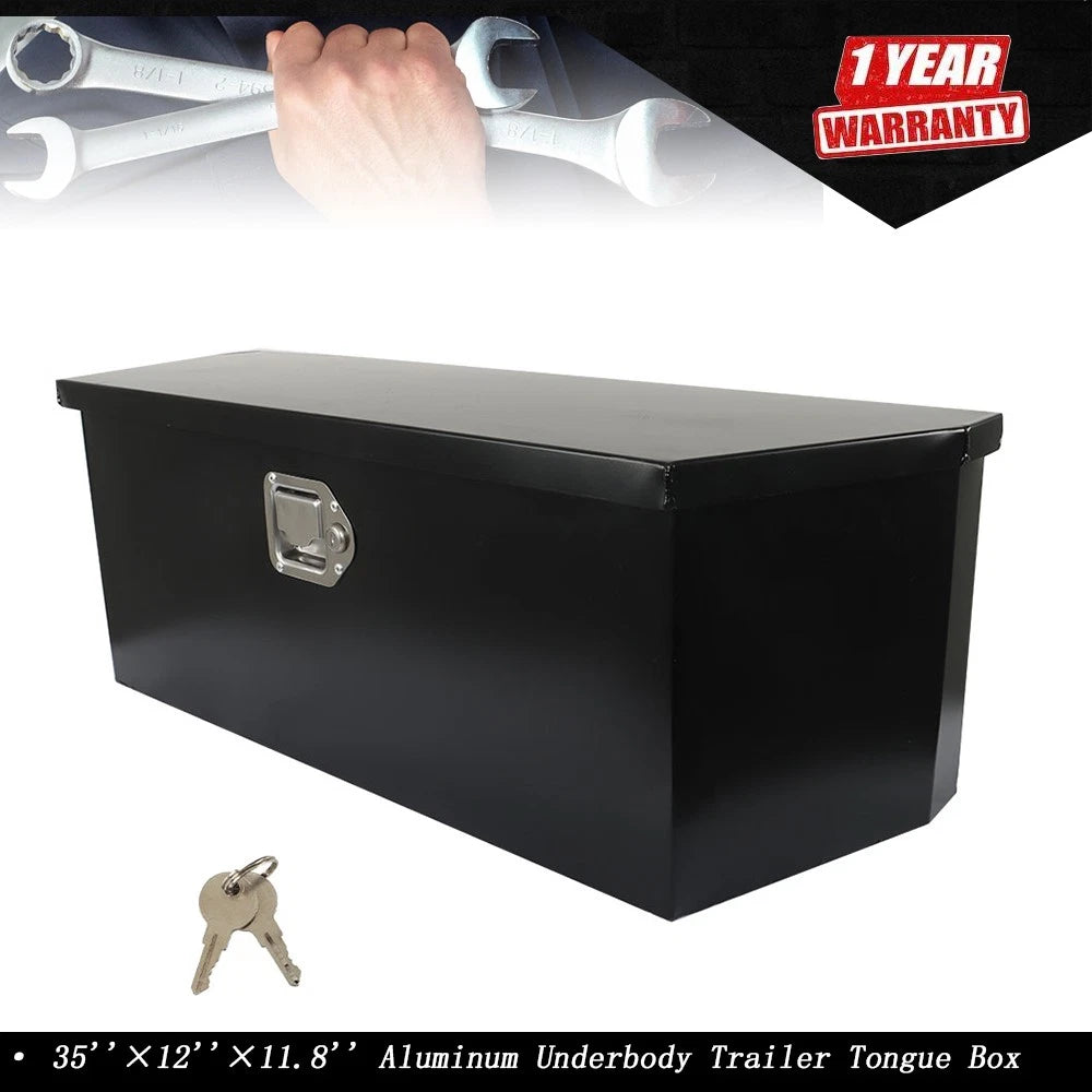 Aluminum Underbody Trailer Tongue Box for Pickup Truck