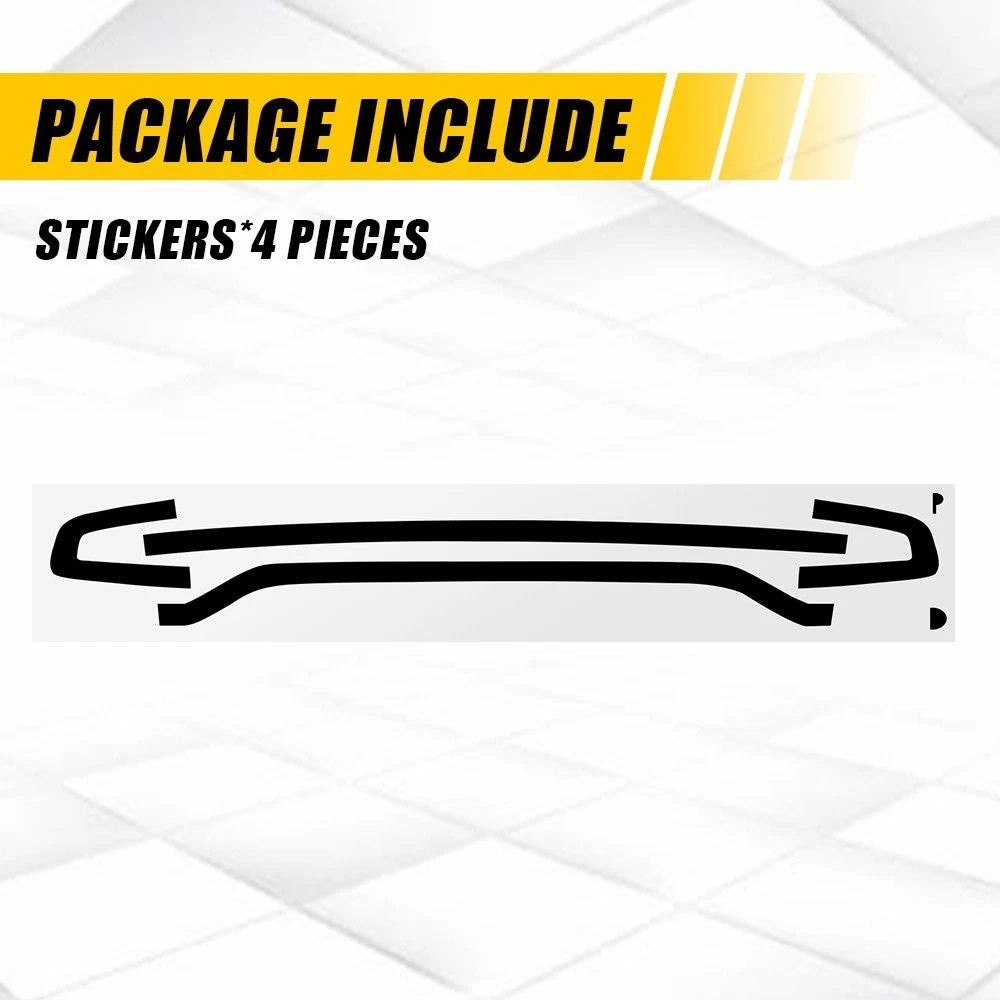 Dark Smoke Tail Light PreCut Overlay for Dodge Charger (2015–2023)