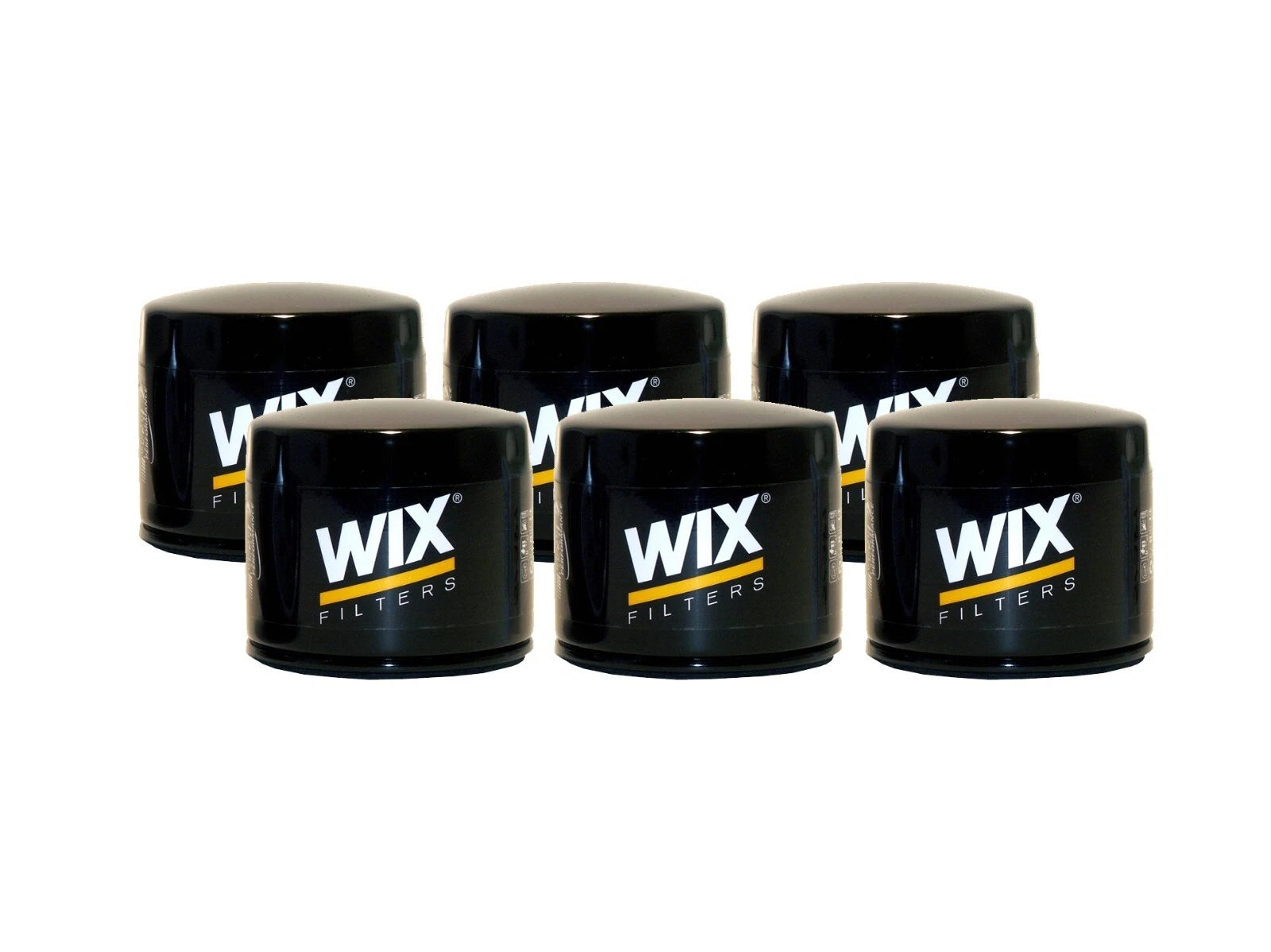 Set of 6 Engine Oil Filters for Chevrolet GMC Pontiac (StdAsp)