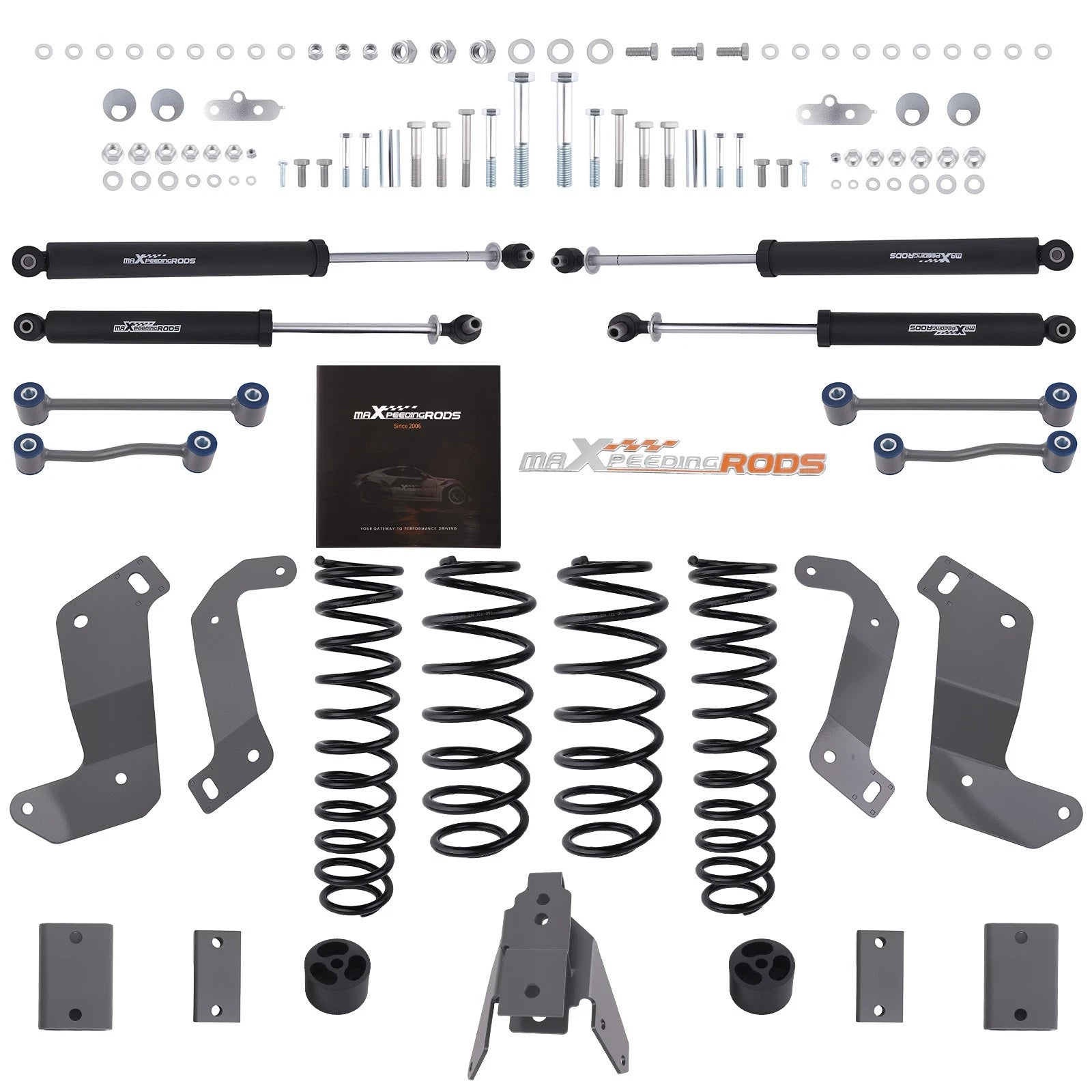 3.5" Suspension Lift Kit with Shocks for Jeep Wrangler JL Unlimited (2018–2023)