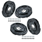 Set of 4 Electric Brake Assemblies for Trailer (12" x 2")