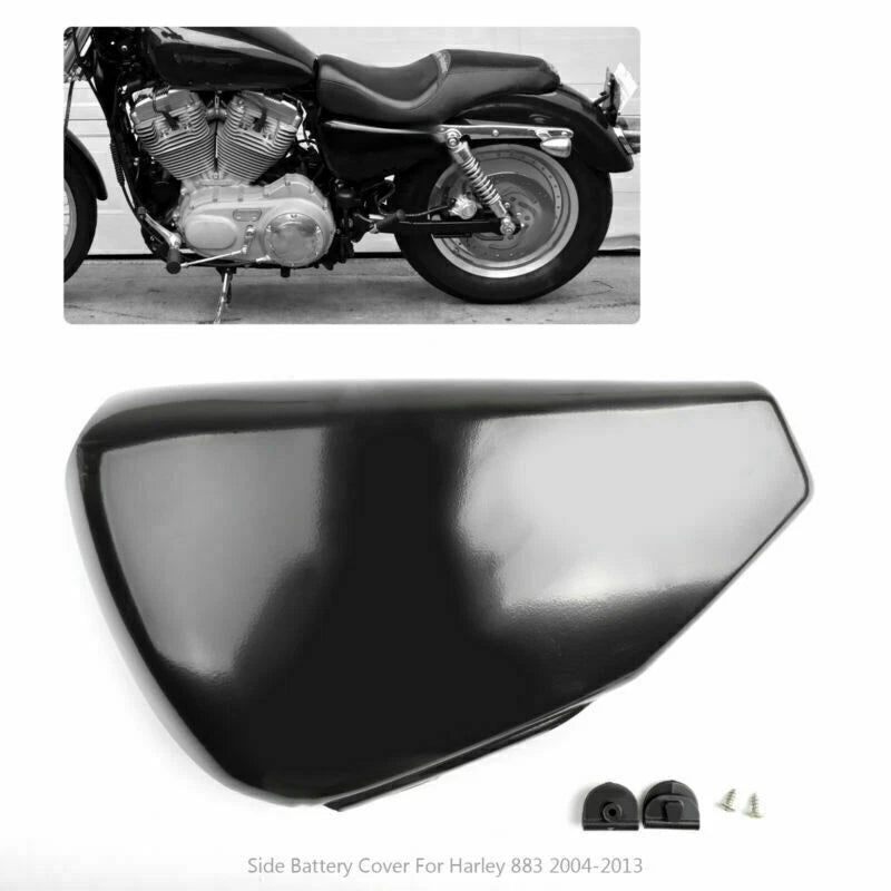 Left Side Battery Cover for Harley Sportster XL 883 1200 (2004–2013) T9