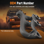 Exhaust Manifold for Jeep Cherokee XJ & Wrangler TJ (1999–2006) Front/Rear