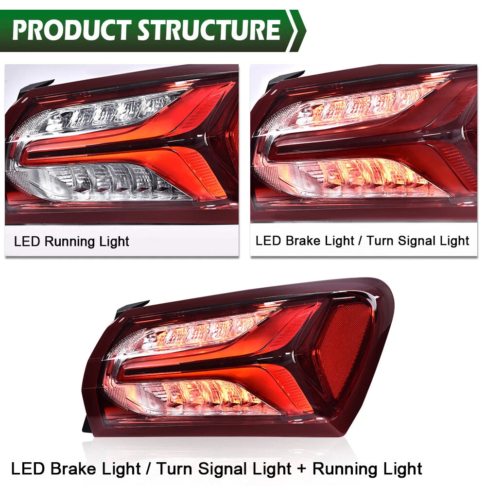 LED Tail Light Lamp for Chevy Malibu (2019–2022) Outer Passenger Side
