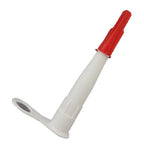 Set of 8 Red Cap Silicone Tube Spout Caulking Nozzles for Effective Sealing