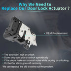 Rear Liftgate Door Lock Actuator Motor for Ford Freestyle (2005–2007) No. 2L1Z7843150BA